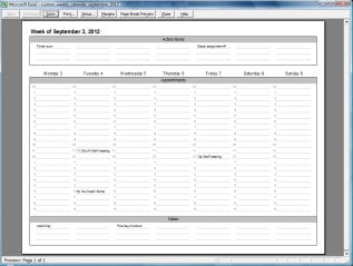 custom weekly printable calendar calendarsquick custom weekly calendar