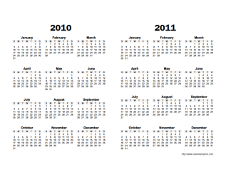 Calendars Yearly on Year Printable Calendar   Calendarsquick Com