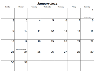 Monthly Calendar Template on Large Monthly Calendar Template Png