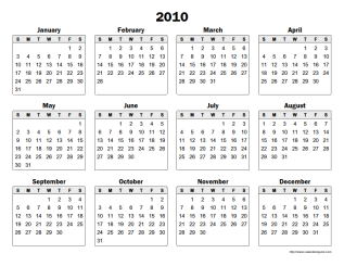 Printable Yearly Calendars on 2011 Yearly Printable Word Calendar With Notes   Welcome To The