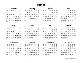 Yearly Calendars on Printable Yearly Calendar   Calendarsquick Com