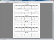 Excel 6-Month Calendar Template