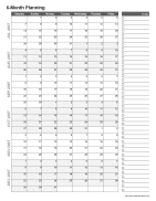 6-Month Planning Template