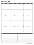 Printable Monthly Planner