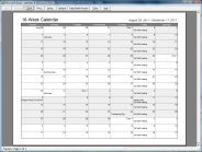 Excel Week By Week Calendar Template