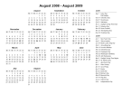 13-Month Academic Calendar