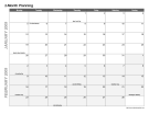 2-Month Calendar