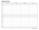 2-Week Family Planner