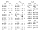3-Year Calendar