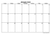 Monthly 3 x 5 Index Card on 2 Pages