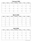 4-5-4 Quarterly Calendar
