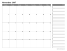 Monthly Planning Template