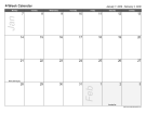Multi-Week Printable Calendar