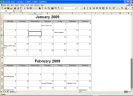 Excel Quarterly Calendar
