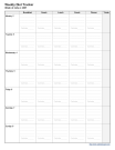 Weekly Diet Tracker