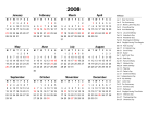 Yearly With Holidays Calendar