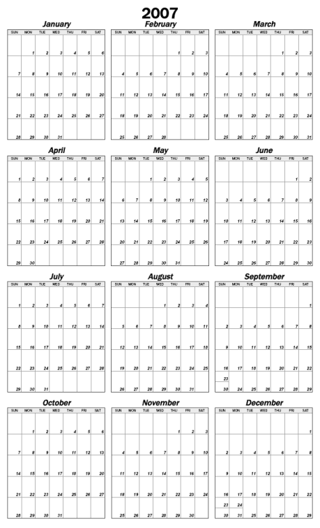 Printable Poster Calendar - CalendarsQuick