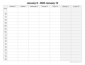 Featured image of post Calendar For Weekly Schedule : Each day of the week is divided into 3 parts: