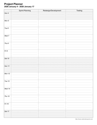 Printable Business Calendars - CalendarsQuick