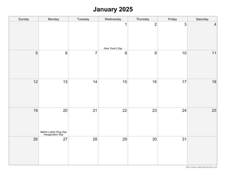 Printable Monthly Calendars - CalendarsQuick