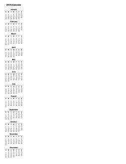 Printable Yearly Calendars - CalendarsQuick