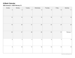 Printable Weekly Calendars - CalendarsQuick