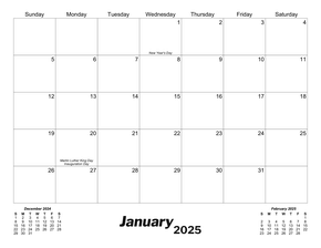 Free Printable Calendars - CalendarsQuick
