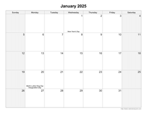 Printable Monthly Calendars - CalendarsQuick